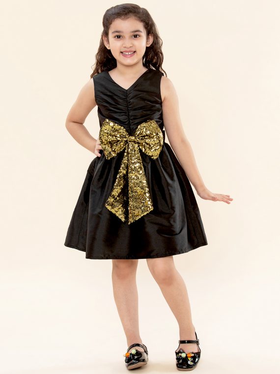 Dinner Dress Black Gold [PS305] – Vee's Co.