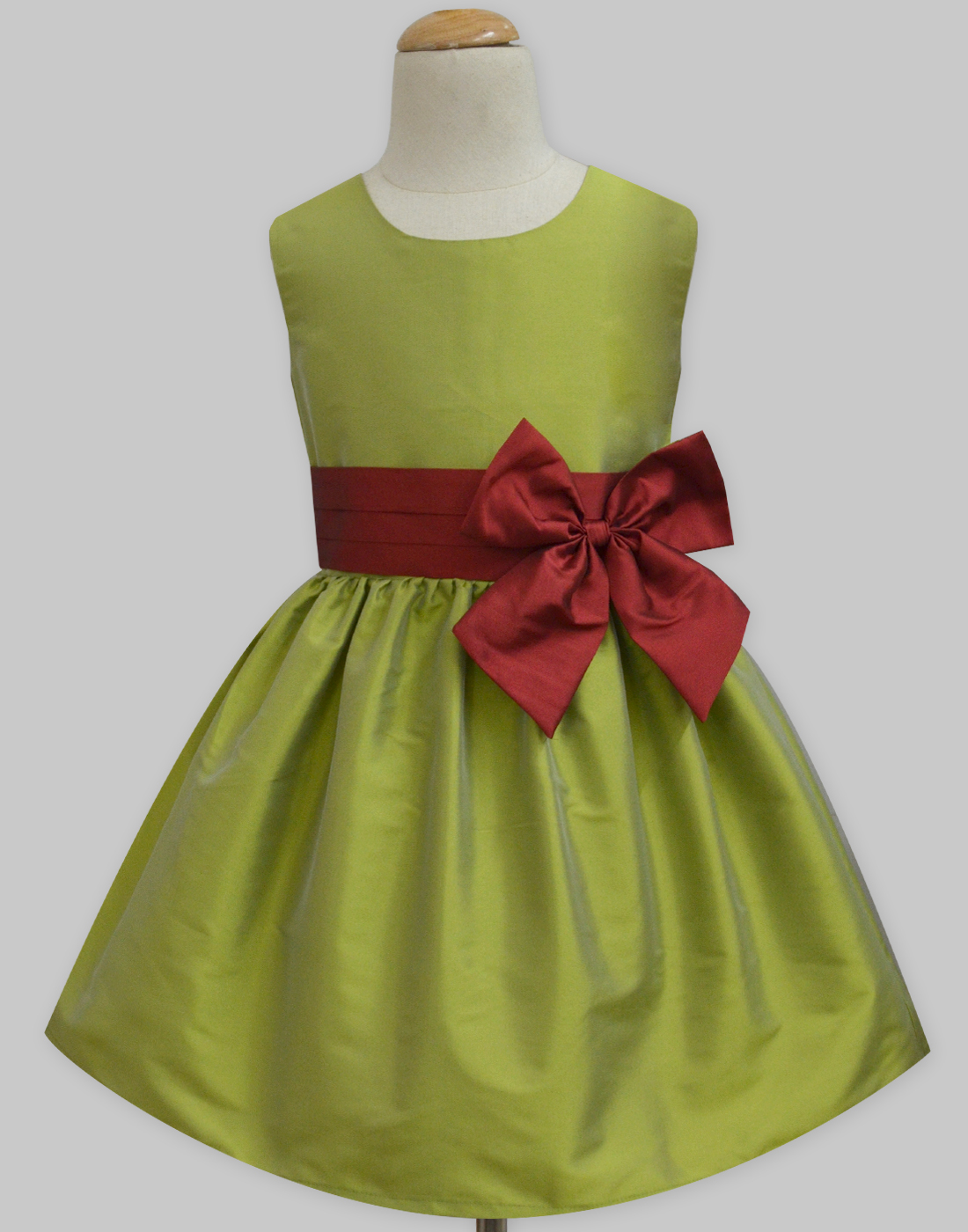 lime green baby dress