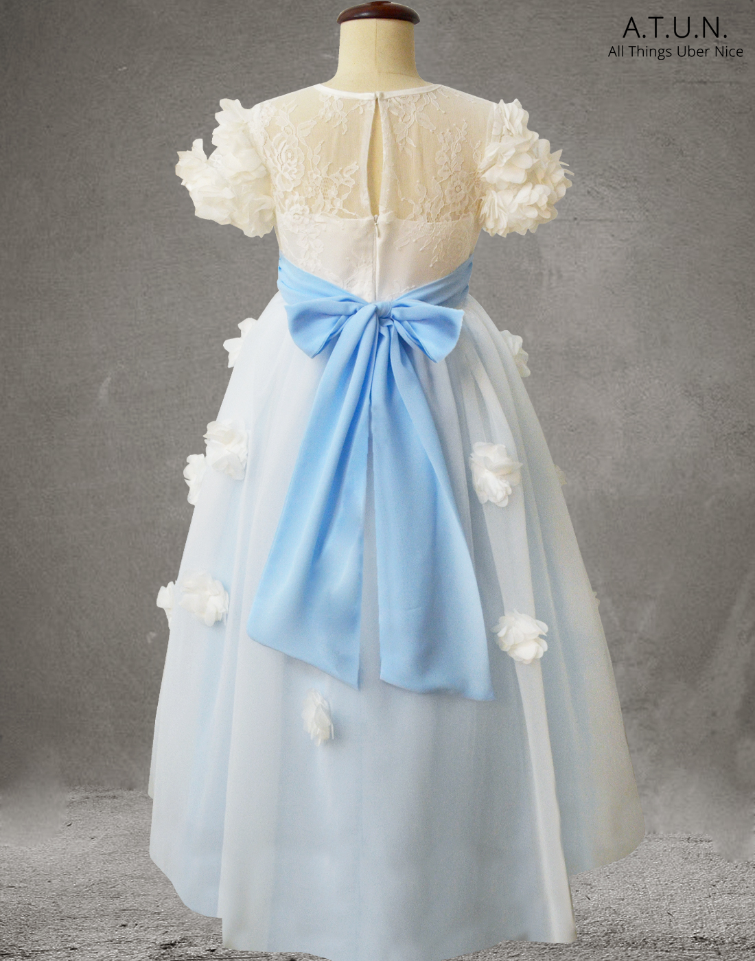 powder blue maxi