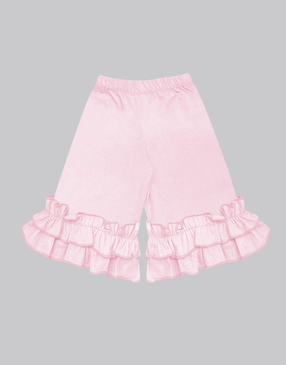 pink ruffle shorts