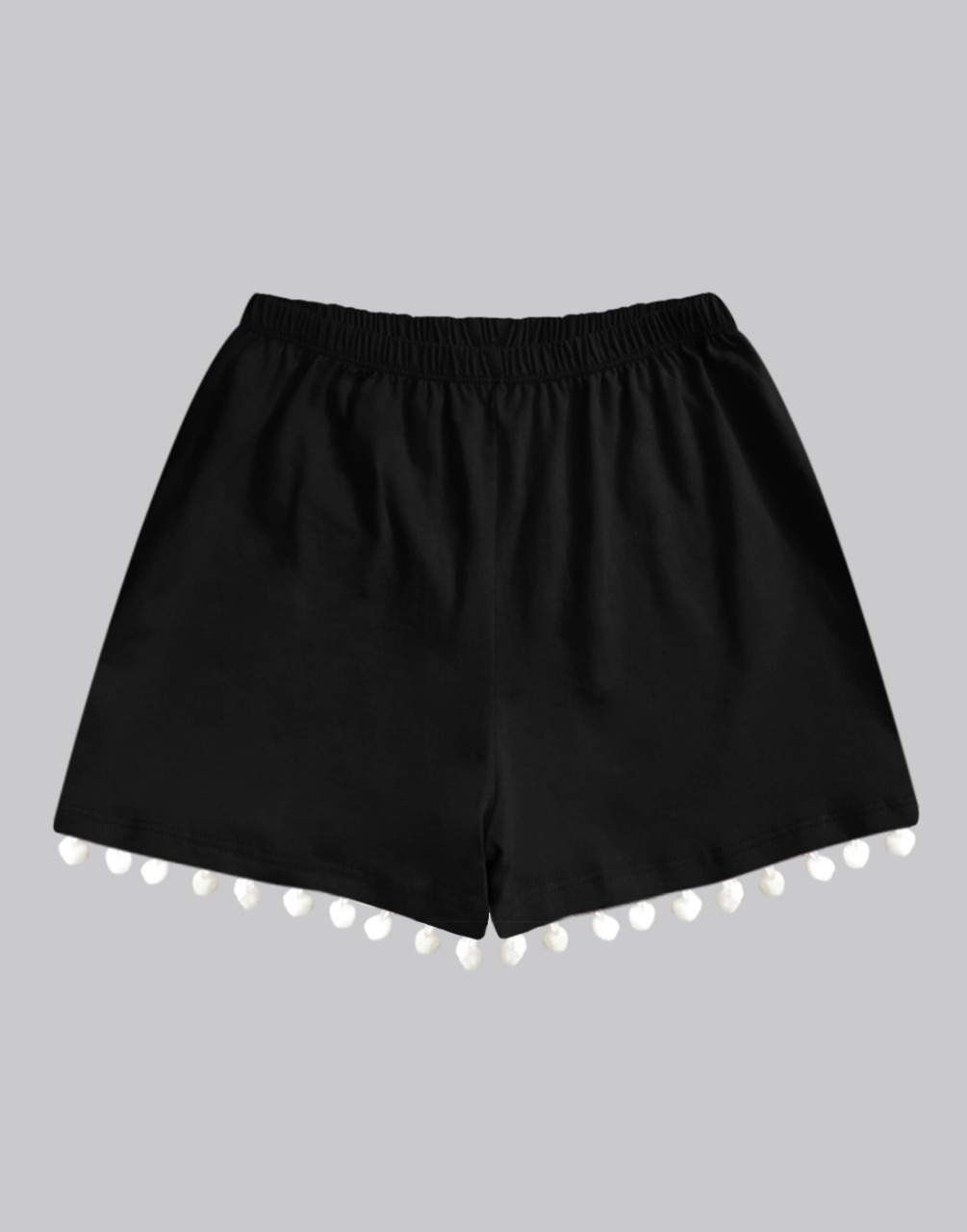 Black Pompom Women's shorts - A.T.U.N.