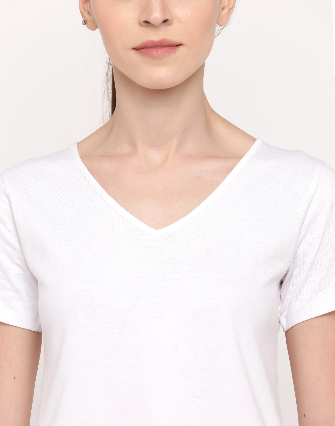 best deep v neck white t shirts