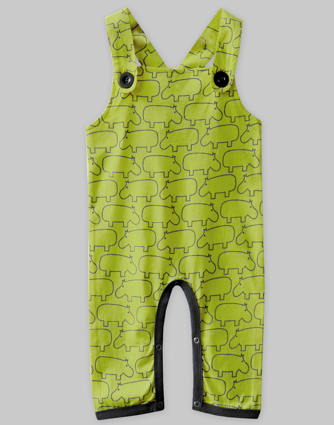 lime green dungarees