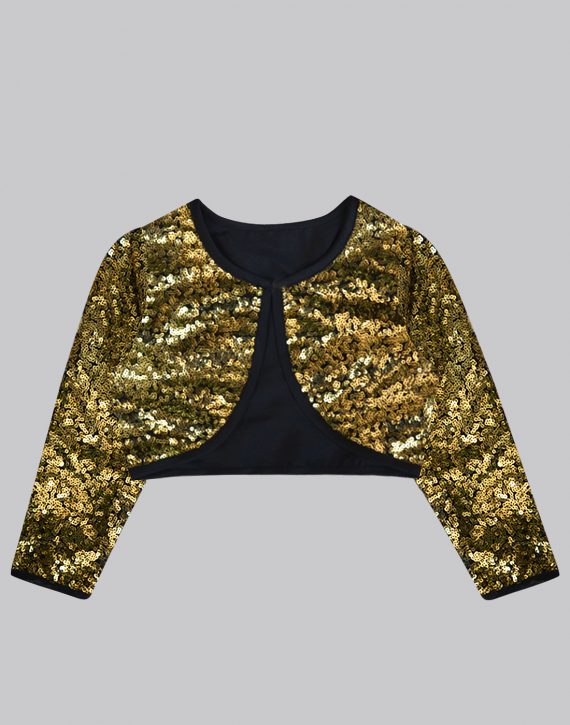 Golden Sequins Bolero Shrug A.T.U.N