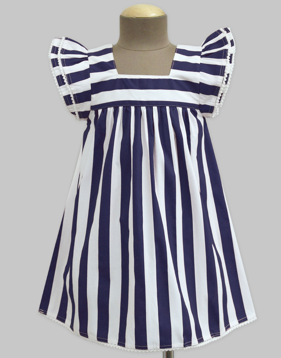 white angel sleeve dress