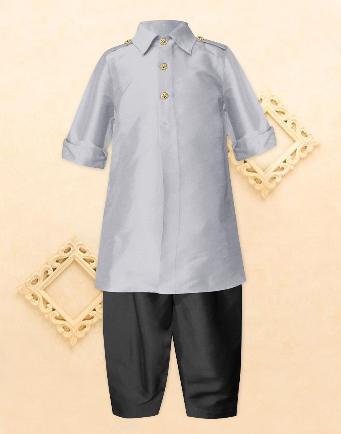 Kids Pathani Suit- Brown colored Pathani Suit for child online-vietvuevent.vn