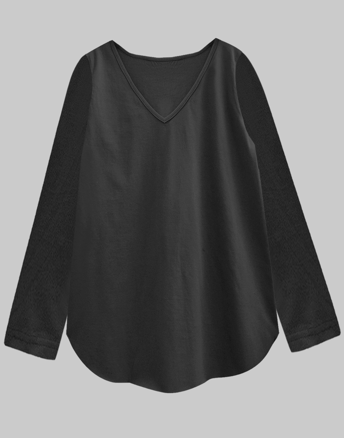 black full sleeves tee