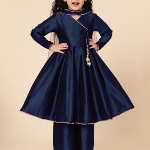 Blue Anarkali Set