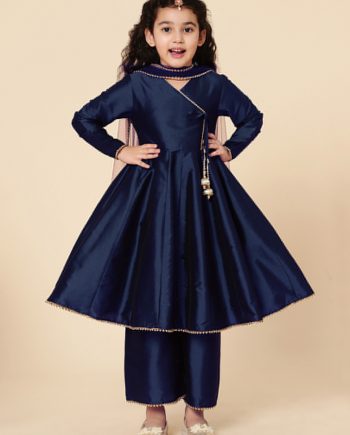 Blue Anarkali Set