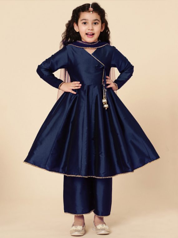 Blue Anarkali Set