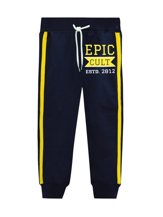 Boys Navy Blue Joggers A.T.U.N.