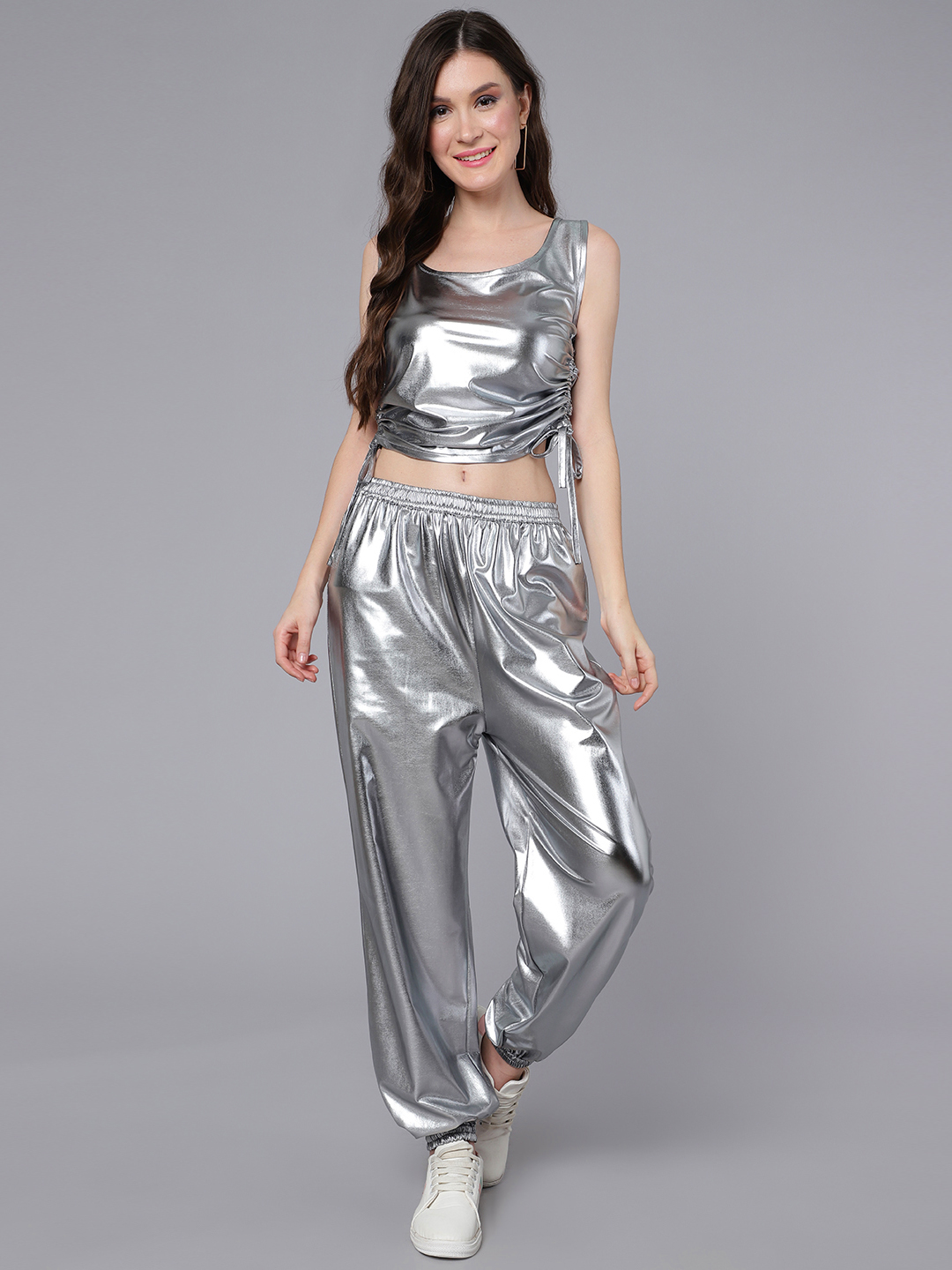 Shop Proenza Schouler Metallic Leather Pants | Saks Fifth Avenue