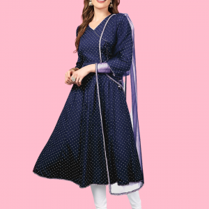 Navy Polka Dot for Women