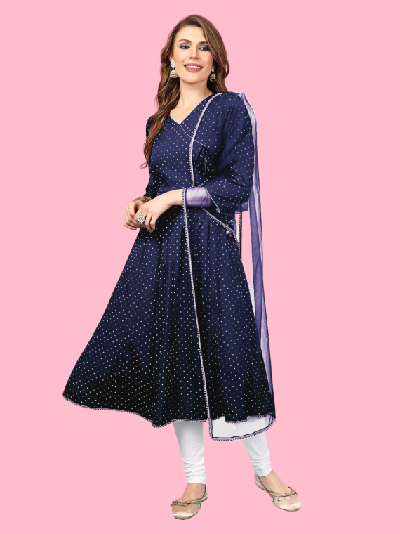 Navy Polka Dot for Women