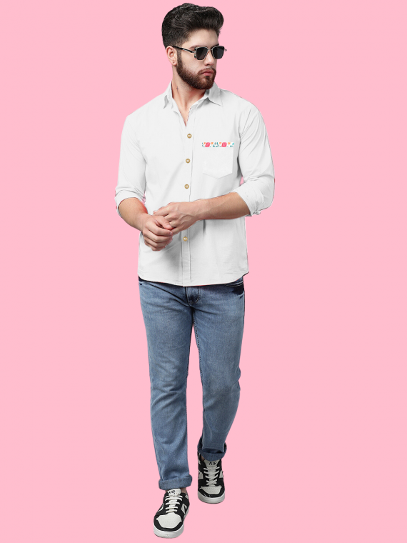 Men Ivory Shirt