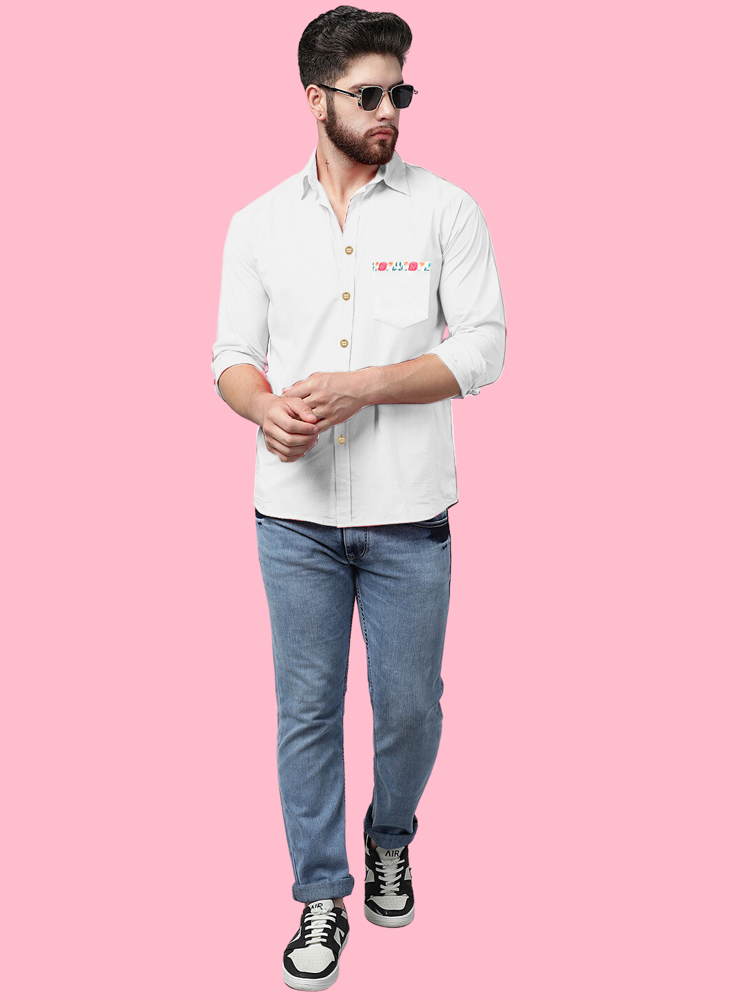 Mens Ivory Shirt - A.T.U.N. | Indian Clothing Brand