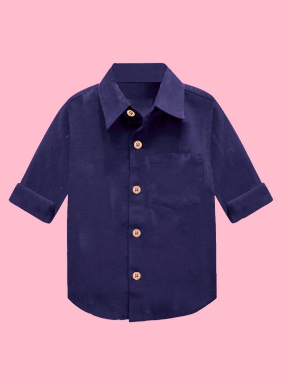 Navy Blue Shirt for Boys