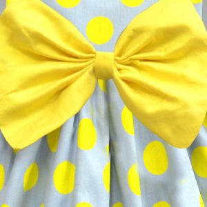 Yellow polka dot Dress
