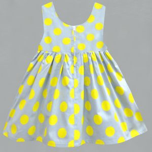 Yellow polka dot Dress