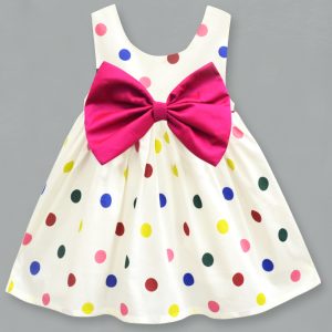 Candy Cream Polka Dot Dress