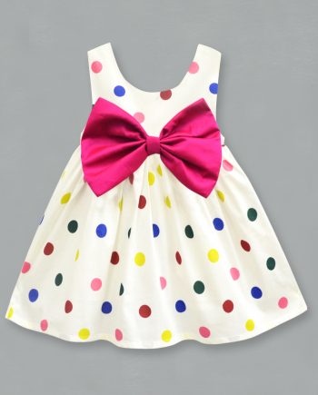 Candy Cream Polka Dot Dress