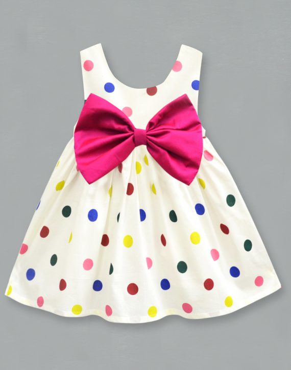 Candy Cream Polka Dot Dress