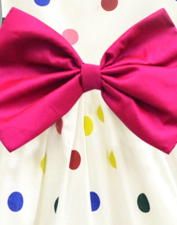 Candy Cream Polka Dot Dress