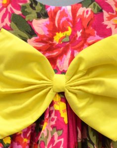 Multi Floral Pam Bow Dress