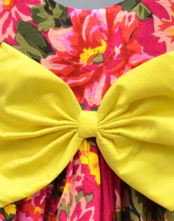 Multi Floral Pam Bow Dress