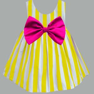Striped Pam Bow dress