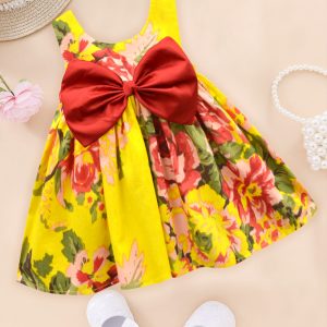 Yellow Floral Dress