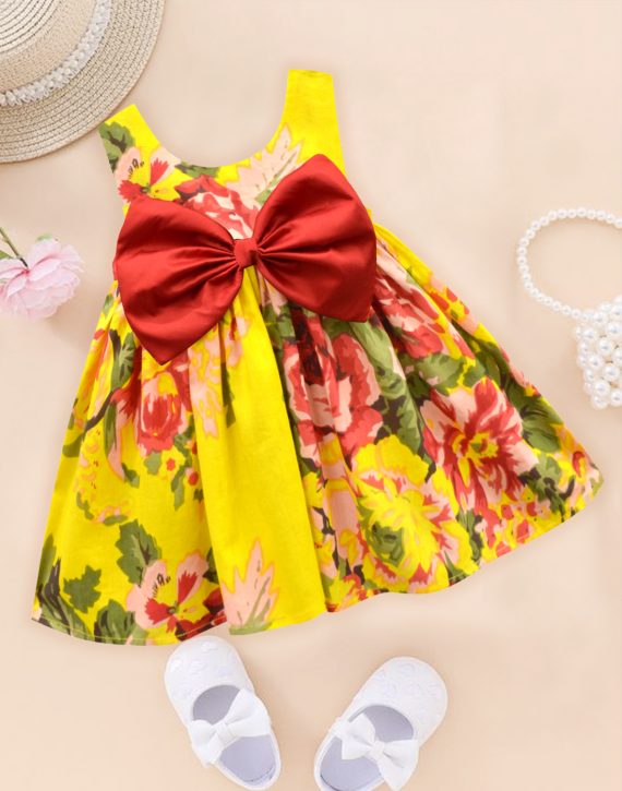 Yellow Floral Dress