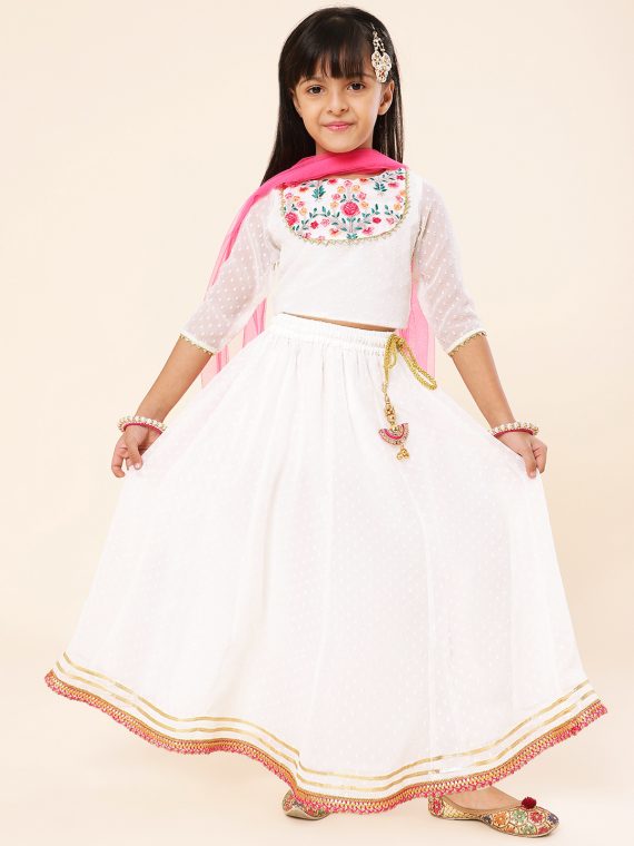 LITTLE DRESSES Girls Lehenga Choli Ethnic Wear Printed Lehenga, Choli and  Dupatta Set Price in India - Buy LITTLE DRESSES Girls Lehenga Choli Ethnic  Wear Printed Lehenga, Choli and Dupatta Set online