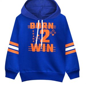 Blue Born2win sweatshirt