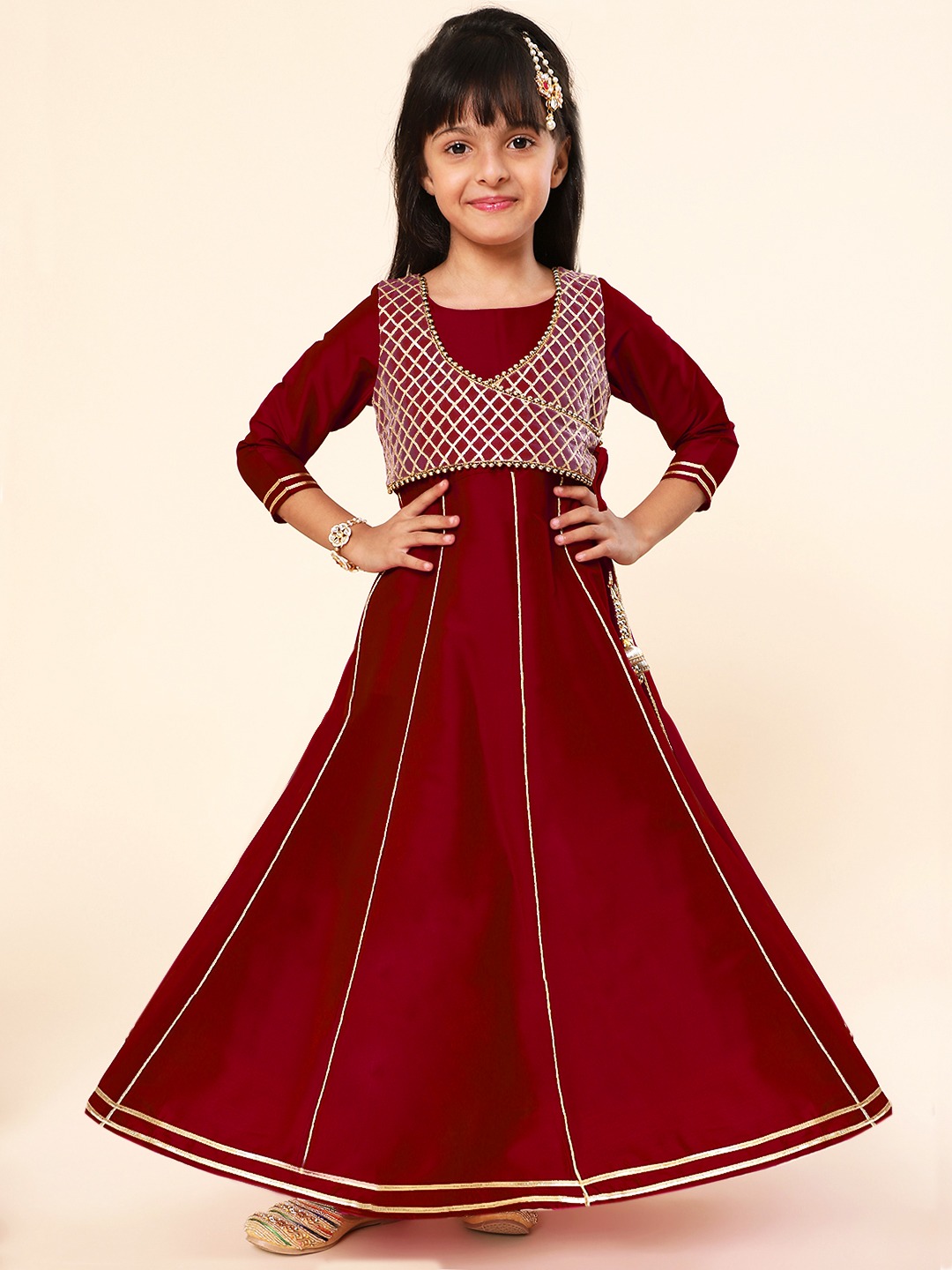 Nazakat in mumbai - manufacturer Kids Party Wear Anarkali Gown, Kids  Lehenga Choli maharashtra