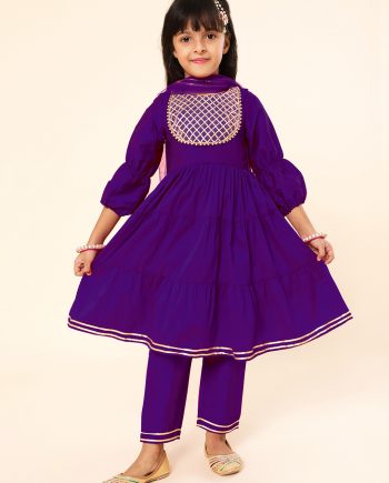 ATUN Purple kurta with pants