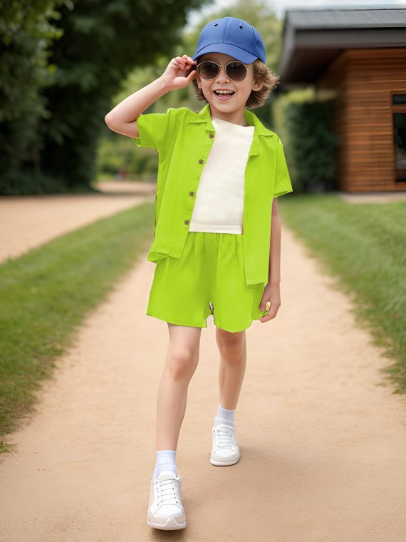 Lime green short deals