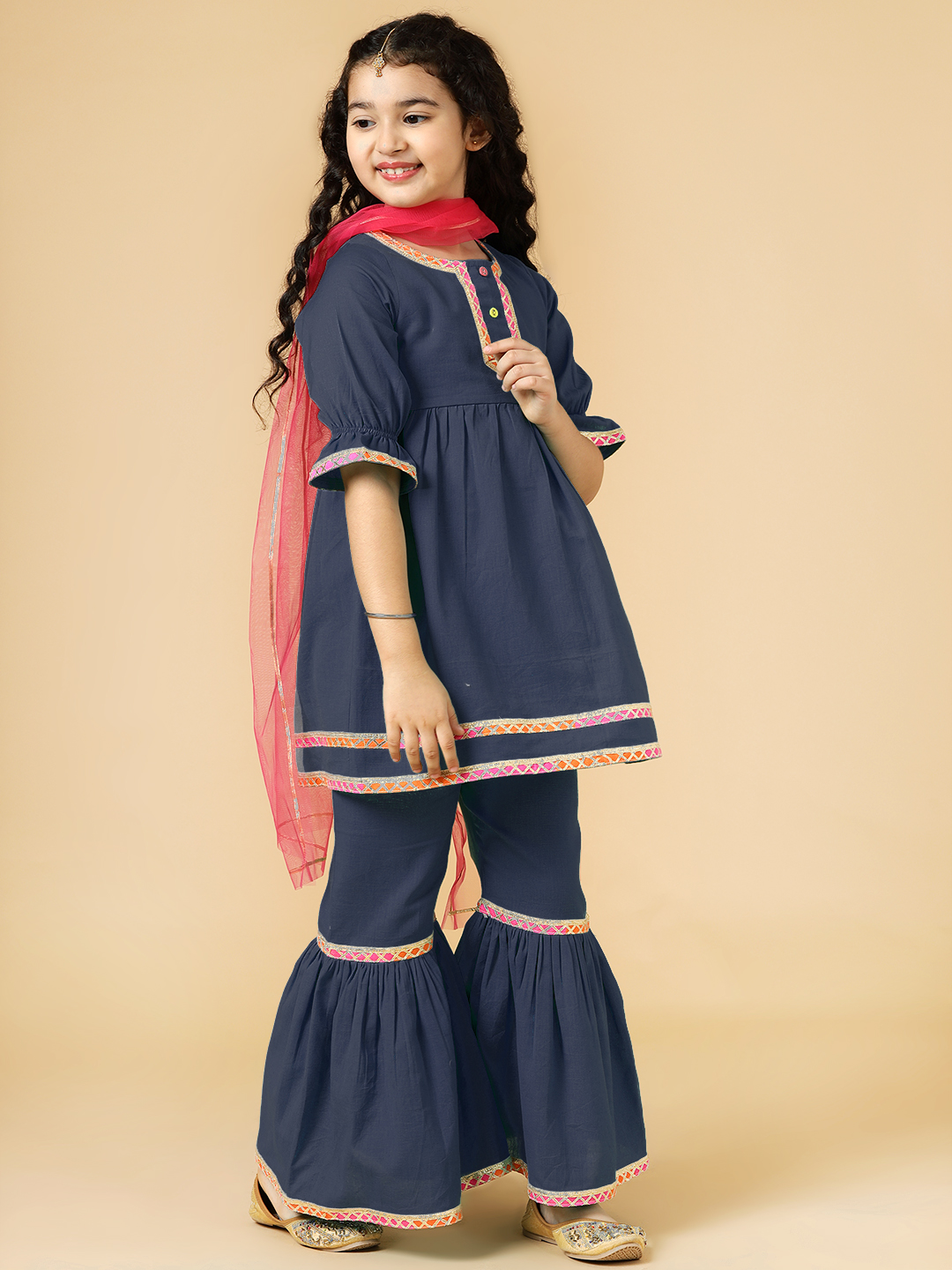 navy linen sharara se-3