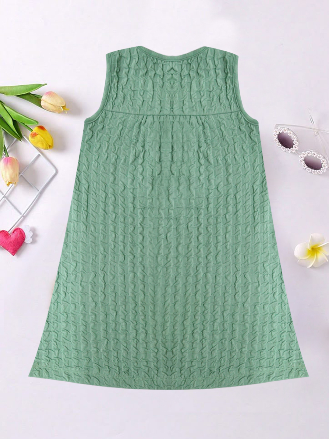mint green rumble a line dress-2