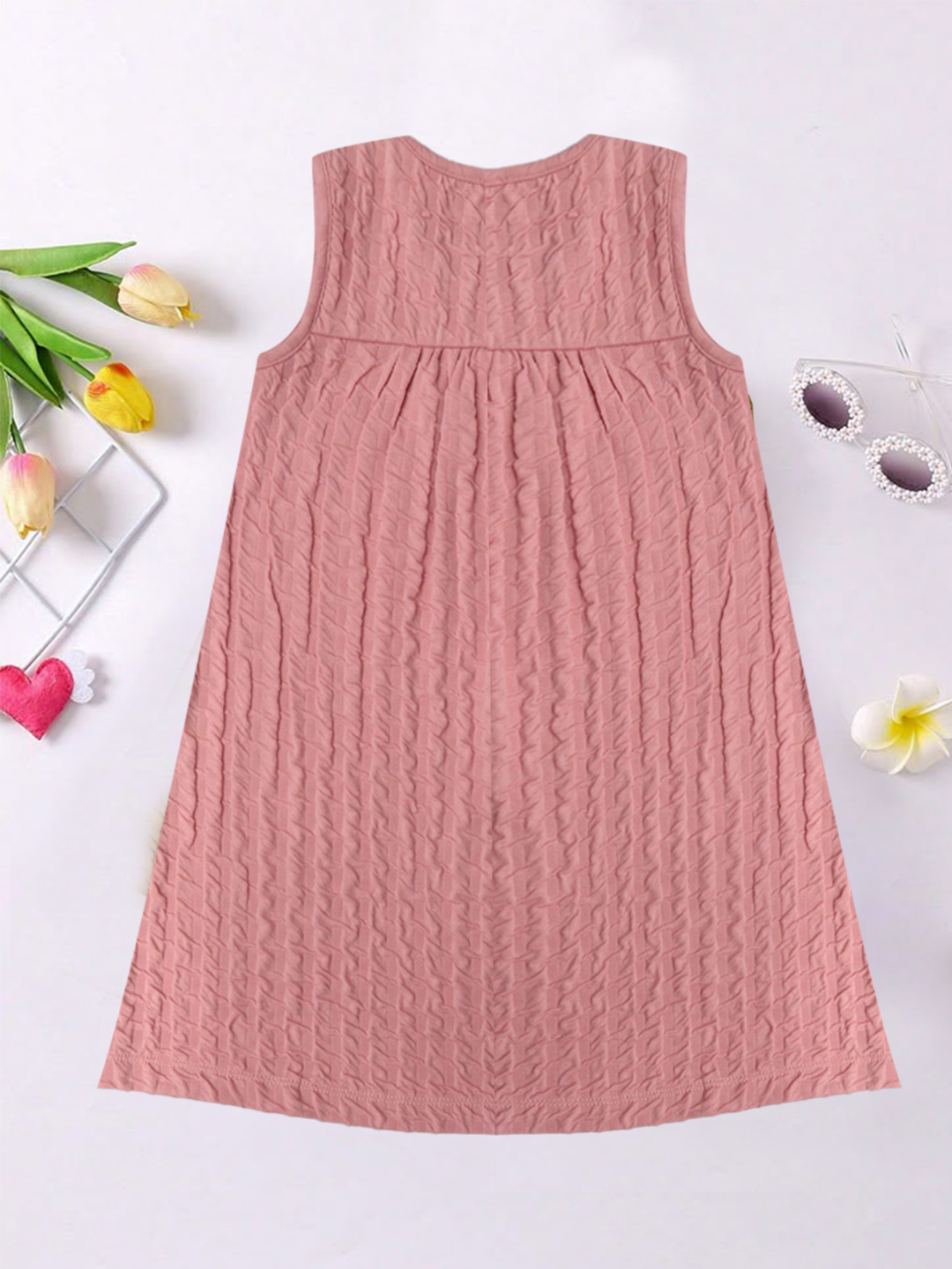 pink rumble a line dress-2